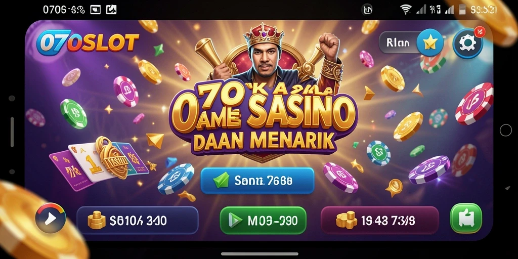 Tampilan menarik dari gameplay <strong>070SLOT</strong> saat bermain Kasino.