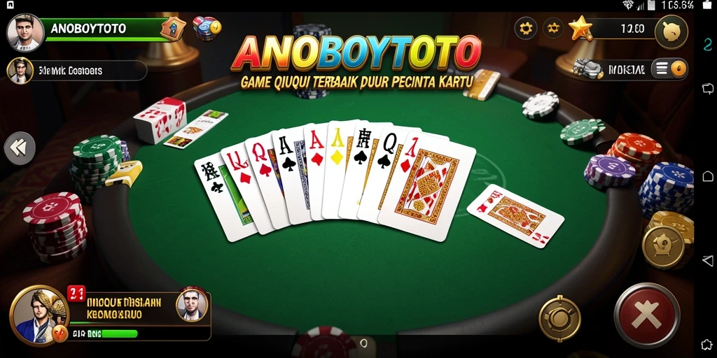 Tampilan gameplay seru dari ANOBOYTOTO yang penuh strategi QiuQiu.