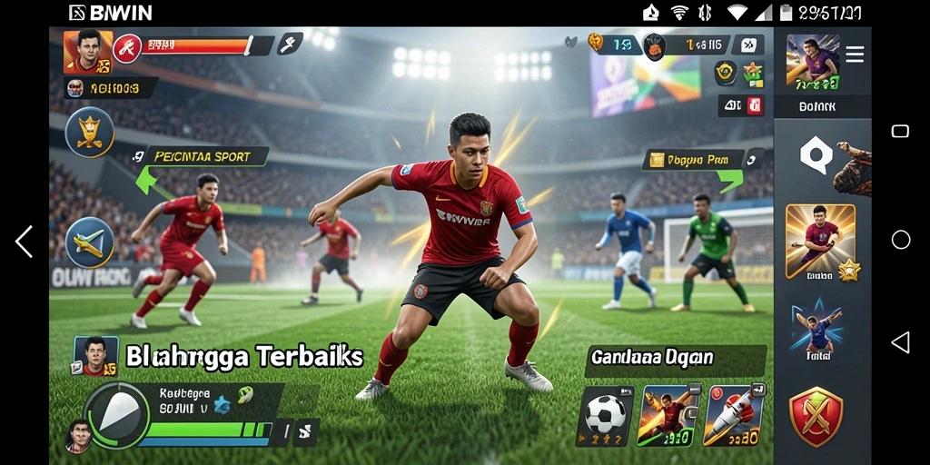 Tampilan menarik dari gameplay olahraga di BIWIN.