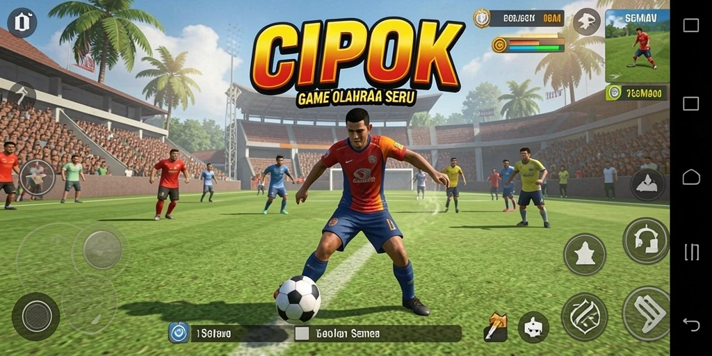 Tampilan gameplay yang seru dan interaktif di CIPOK.