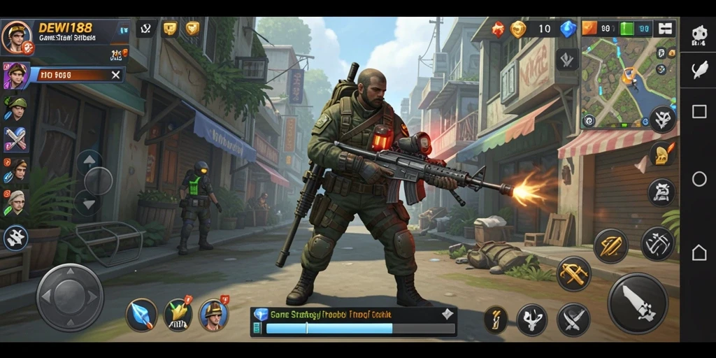 Tampilan gameplay DEWI188 yang menarik dan strategi mendalam.