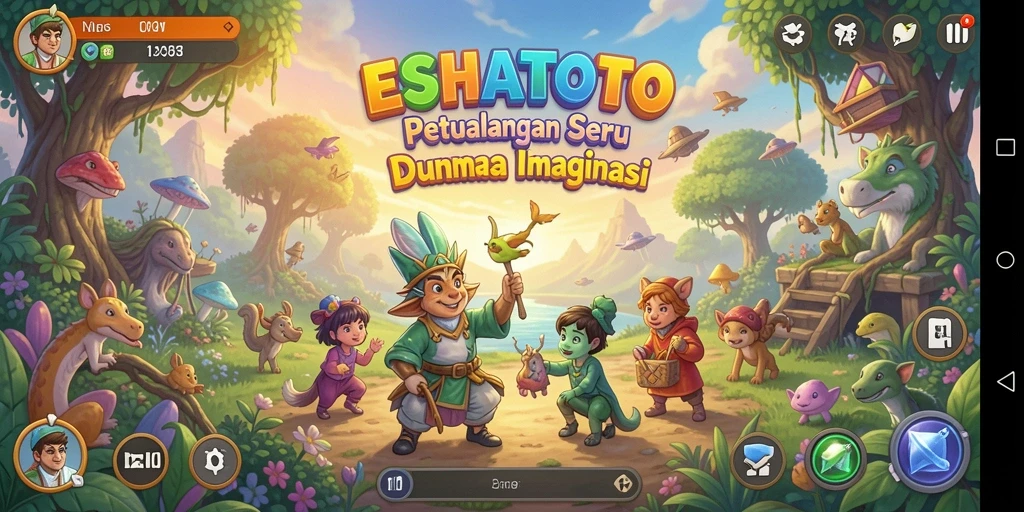 Tampilan gameplay ESHATOTO yang menarik dan mendebarkan.