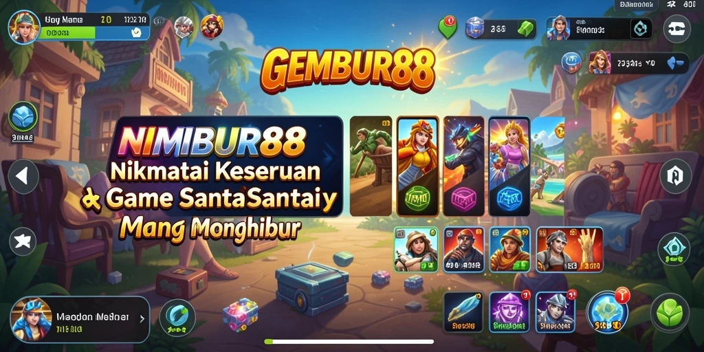 Gameplay seru dan menarik dalam GEMBUR88.