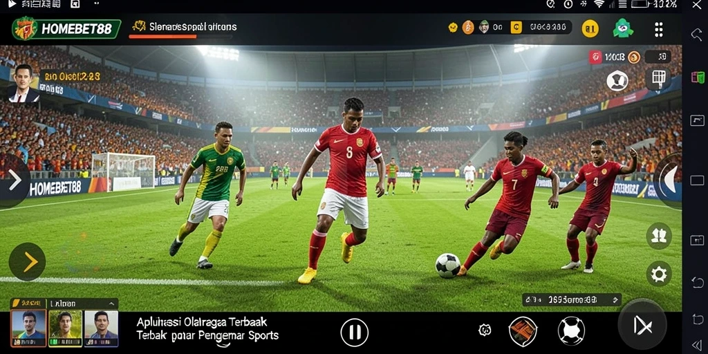 Tangkapan layar utama HOMEBET88 menampilkan fitur taruhan olahraga yang menarik.