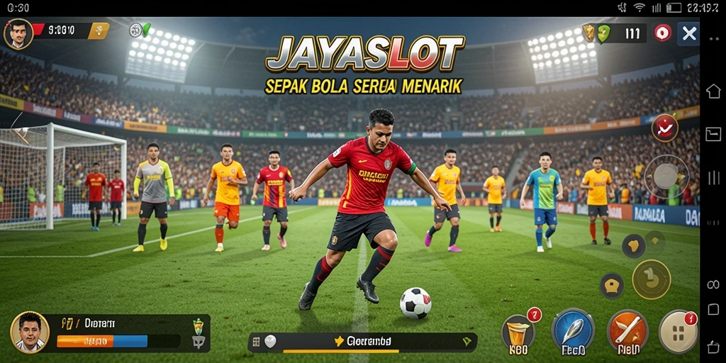 Gameplay menarik di lapangan sepak bola JAYASLOT.