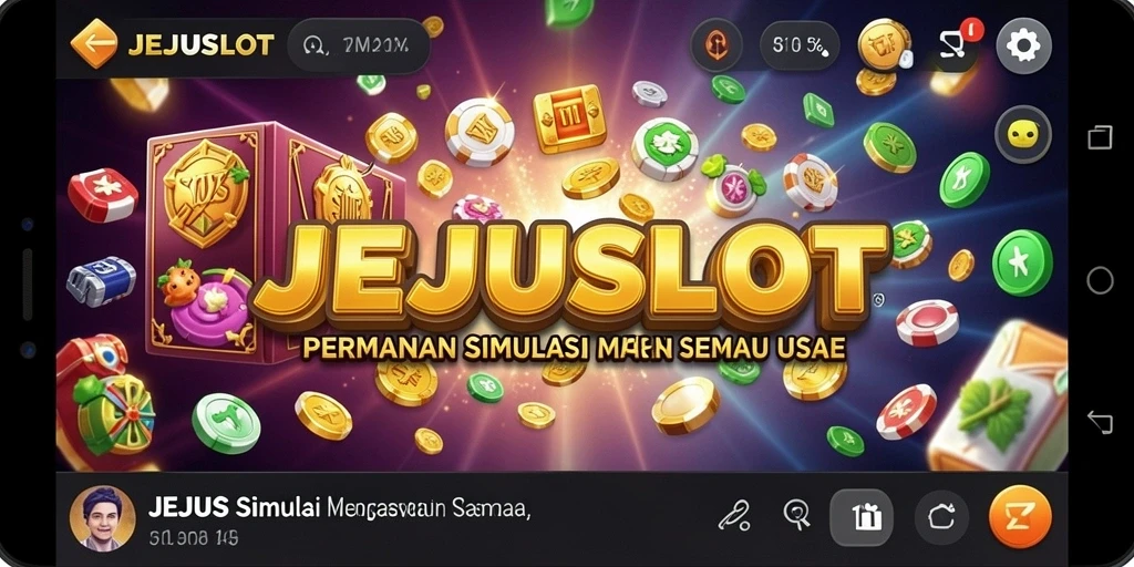 Tampilan gameplay menarik dari JEJUSLOT dengan berbagai tema slot.