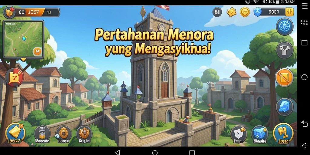 Gameplay seru JOS77 dalam Tower Defense.