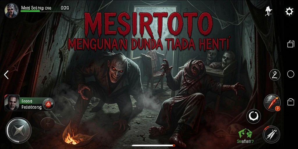 Gameplay mencekam di dunia <strong>MESIRTOTO</strong>, penuh dengan misteri horor.