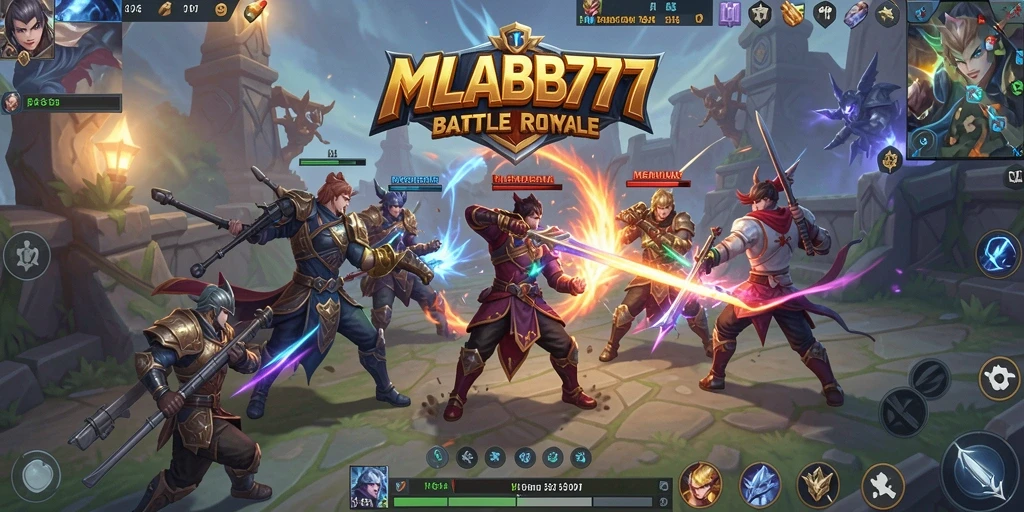 Gameplay seru dalam MLBB777 yang penuh aksi Battle Royale.