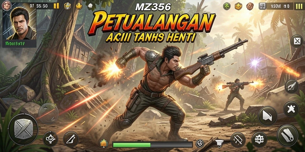 Tampilan action seru di dalam gameplay MZ356.