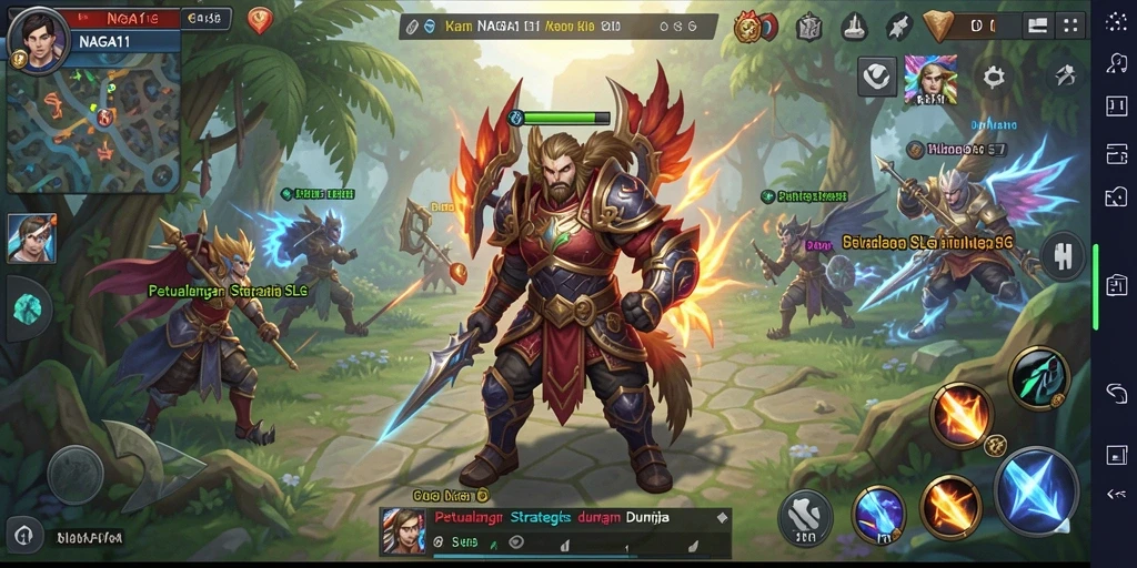 Gameplay NAGA11 yang menarik dan penuh strategi.