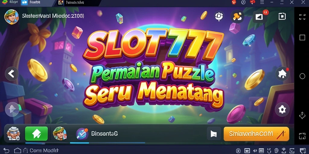 Tampilan gameplay SLOT777 dengan tantangan puzzle yang menarik.