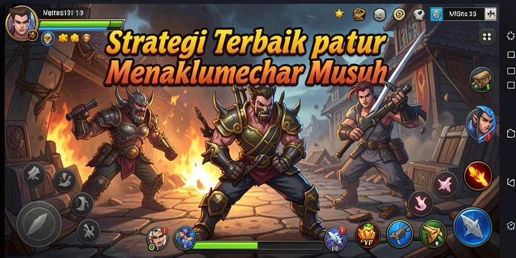 Gameplay mendebarkan dari SVIP9 yang menunjukkan strategi pertarungan yang intens.