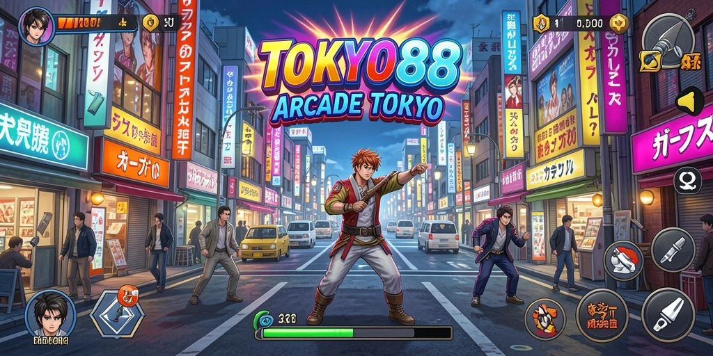 Tampilan gameplay menakjubkan di TOKYO88 dengan aksi seru.